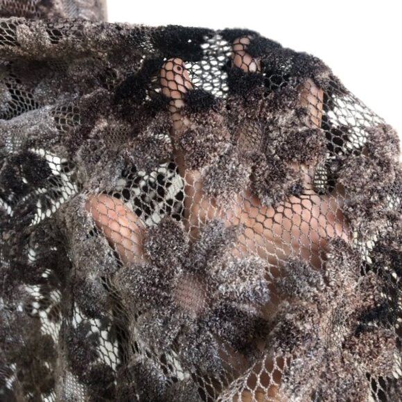 Vintage 90s crochet lace mash floral  maxi skirt - Picture 8 of 16